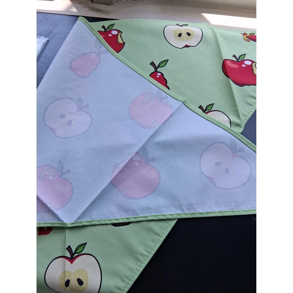 Red Apple & Green Kong Club Bandana for Dogs XL NWT Collectors Release